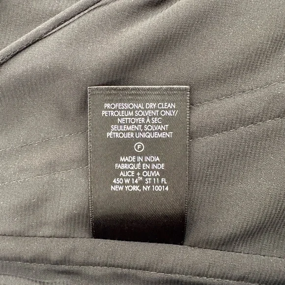 Alice + Olivia Black Jumpsuit Wide-Leg Design - Picture 7 of 8